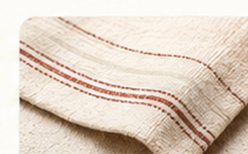 Editorial fabric with fine red lines